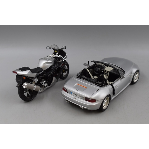 390 - Bburago Diecast Model BMW M Roadster 1996 approx 9