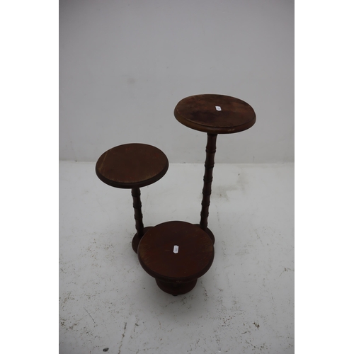 404 - Three Tier Wooden Plant Stand