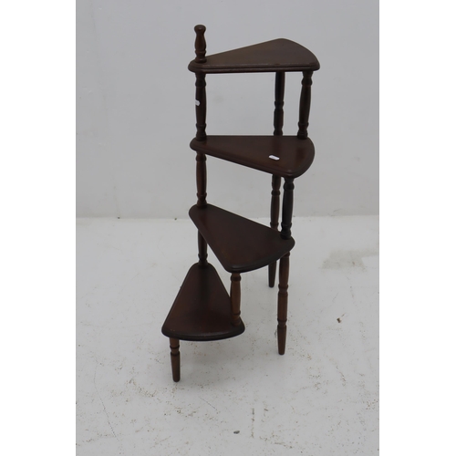 405 - Spiral Staircase Display Shelf With 4 Tiers