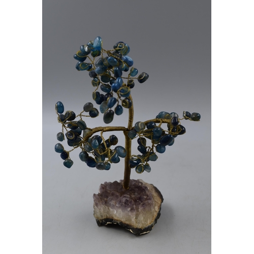 167 - Amethyst and Crystal Natural Healing Tree (9
