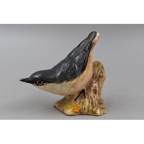 171 - Collectable Beswick 2413 Nuthatch Bird approx 3