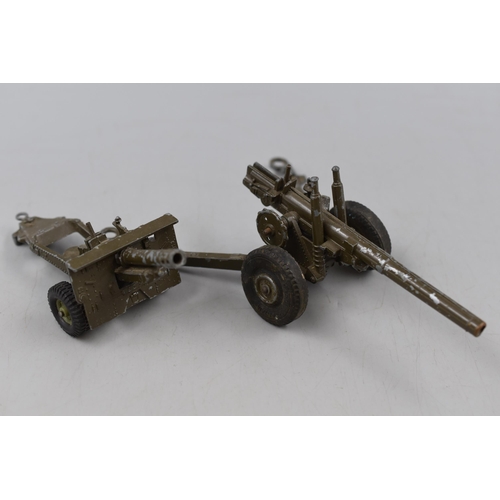 176 - Two The Crescent Toy Co Cannons