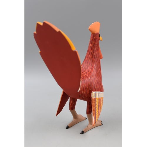 193 - Armando Ramirez Hand Crafted Painted Chicken (10