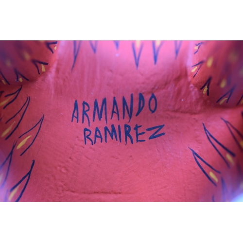 193 - Armando Ramirez Hand Crafted Painted Chicken (10