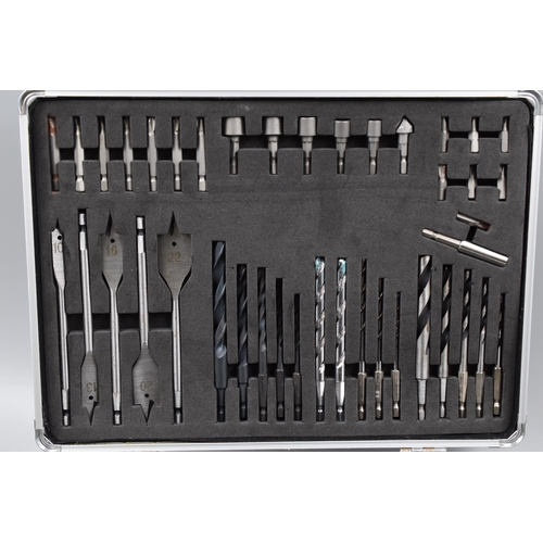 547 - Flexible Drill Extension Kit With Complete Selection Of Drill Heads Comes In Aluminium Case