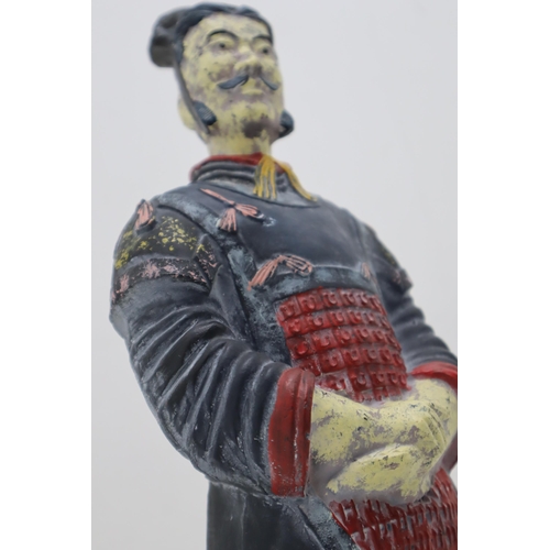 206 - Large Chinese Xian Warrior Statue approx 21