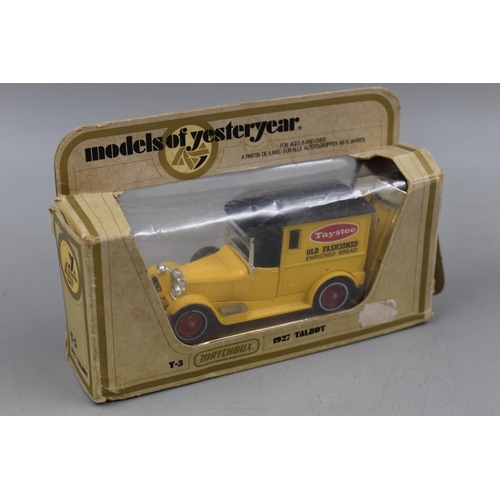 548 - A Selection of Seven Boxed Matchbox Models of Yesteryear Diecast Cars. Includes 1938 Hispano Suiza, ... 