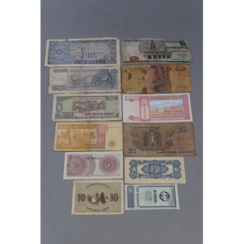 222 - Mixed Selection of Worldwide Banknotes