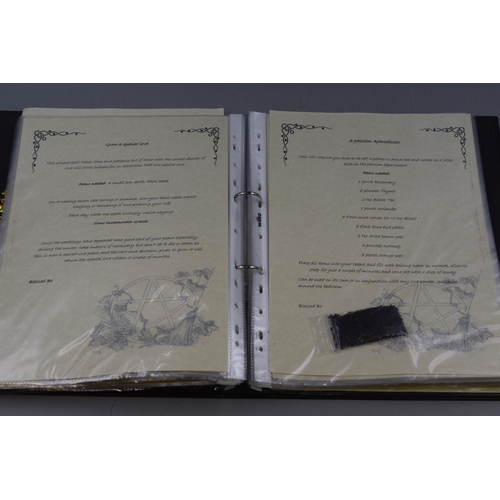 462 - Binder with Individual Blessing Spells and Potions interesting Read and Well Presented