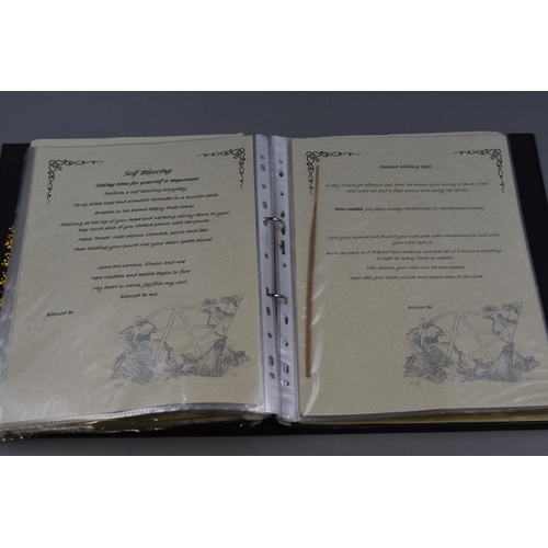 462 - Binder with Individual Blessing Spells and Potions interesting Read and Well Presented