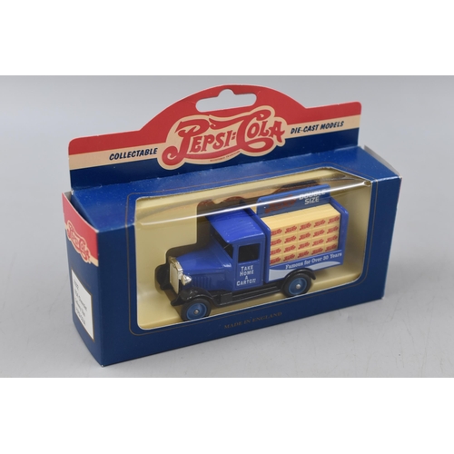 552 - Eleven Die Cast Collectable Vehicles. Includes Pepsi-Cola, Vanguards, Lledo and More.