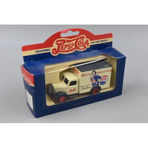 552 - Eleven Die Cast Collectable Vehicles. Includes Pepsi-Cola, Vanguards, Lledo and More.