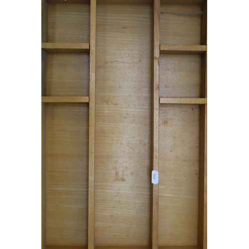 479 - Two Wooden Wall Hanging Display Units. One is 20