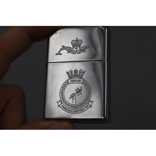 234 - Zippo Lighter (HMS Turbulent)