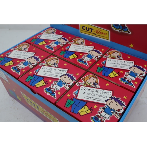 492 - Twenty Four boxes of 10 Children's Luxury Birthday Cards in presentation Box