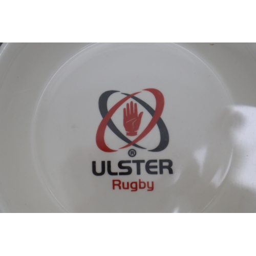 493 - Eight New Ulster Rugby Ceramic Dog Bowls (7