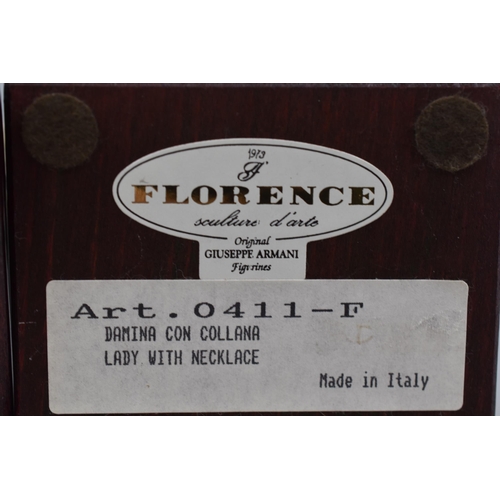 292 - Two Florence Society My Fair Lady Figures on Wooden Plinths Complete with Certificated and Boxes