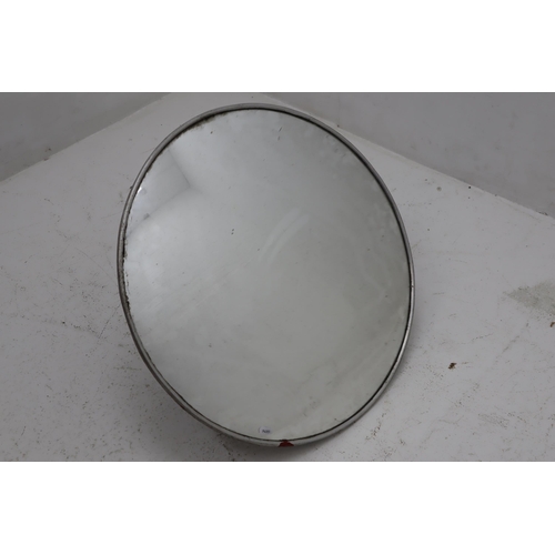 697 - Large Vintage Domed Security/ Driveway Traffic monitoring Mirror with rear fixing 24