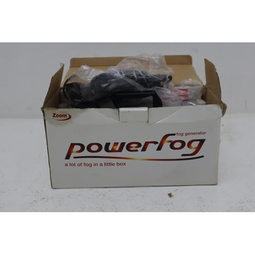 535 - Zoom Manufacturing Powerfog Fog Machine Comes With Remote, Plug And The Box