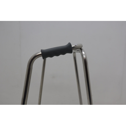 589 - lightweight Equiptocare Walking Aid with front wheels