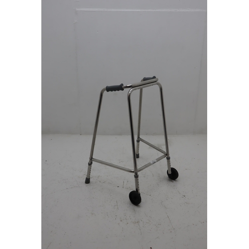 589 - lightweight Equiptocare Walking Aid with front wheels