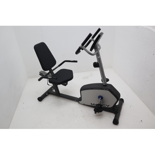 601 - Marcy Magnetic Resistance Recumbent Exercise Bike with Digital Readout with 8 different resistance l... 