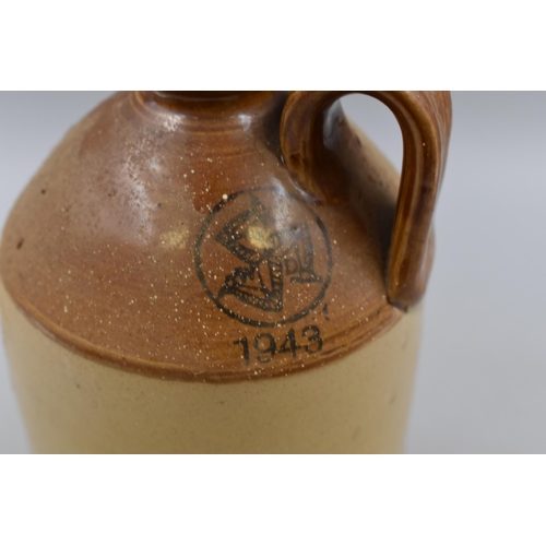 248 - Vintage J W Deakin Herbal Brewers Bolton Sarsaparilla THE BLOOD TONIC Stoneware Bottle