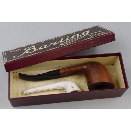 253 - Mixed Lot of Vintage items to include Hand Made Oak Pipe Stand and a Boxed Barling of London Smokers... 