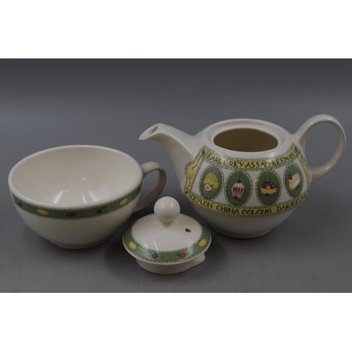 303 - Tea for One Set, Teapot and Cup, Arthur Wood & Son, Staffordshire