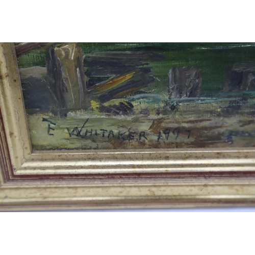 308 - A Selection of Five Pieces of Artwork, Includes Original Oil Painting, La Chasse Aux Canards Prints ... 