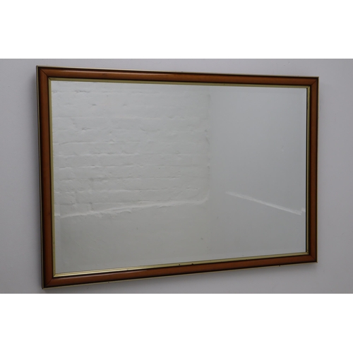 310 - Wall Mirror With Wooden Frame Approx 38.8