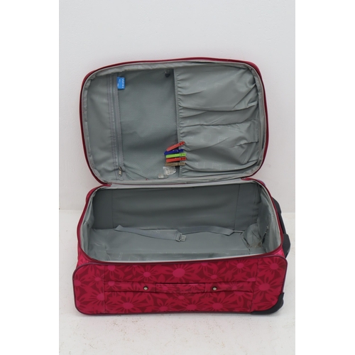 369 - Large Fabric and Velour Bedspread / Throw and a Tripp Suitcase