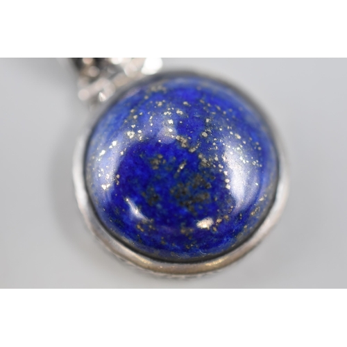 43 - New Lapis Lazuli Silver 925 Pendant