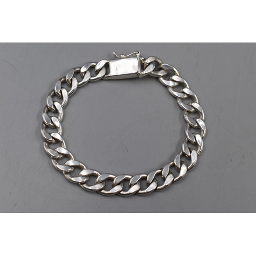 56 - A Silver 925 Curb Link bracelet