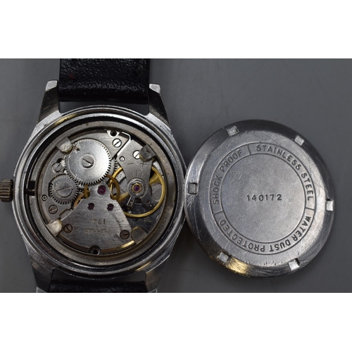 81 - hmt Nishat 17 Jewel Mechanical Watch (Working)