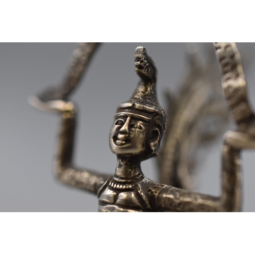 179 - Silver Kinnara Thai God Figure (8cm)