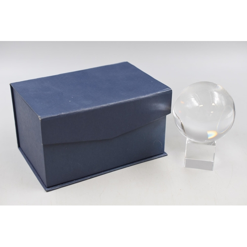 186 - Boxed Mystic Crystal Ball with Stand 3