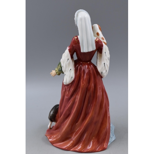 196 - A Limited Edition Royal Doulton Anne Boleyn Ceramic Figure, With Certificate of Authenticity.