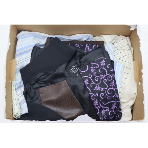 653 - Two Boxes of Quality Gents Clothing including Autograph, Dehavilland, Jeff Banks and more