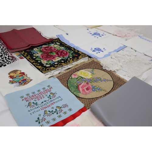 654 - Collection of Mixed Linens and Embroidered items