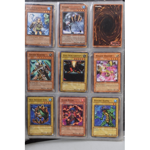 A Binder Containing Approx 200 Assorted Yu Gi Oh Cards to include Lord of  D, Thousand Dragon, Monste