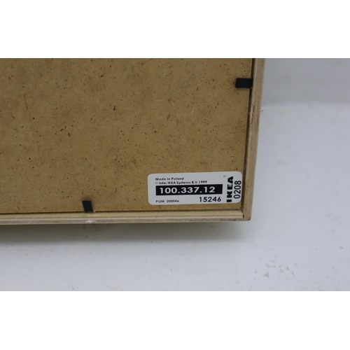 612 - Display Case with Sliding Glass Top and a Array of natural Sea Shells and a star fish approx 11