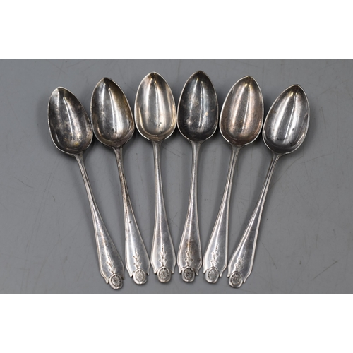 3 - Set of 6 Hallmarked London Silver tea Spoons