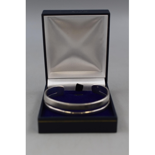 14 - Silver 925 Bangle Complete with Presentation Box