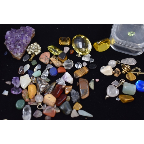 28 - Selection of Semi precious Gemstones, Amethyst Geode, and More