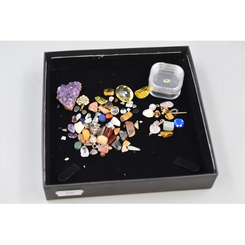 28 - Selection of Semi precious Gemstones, Amethyst Geode, and More