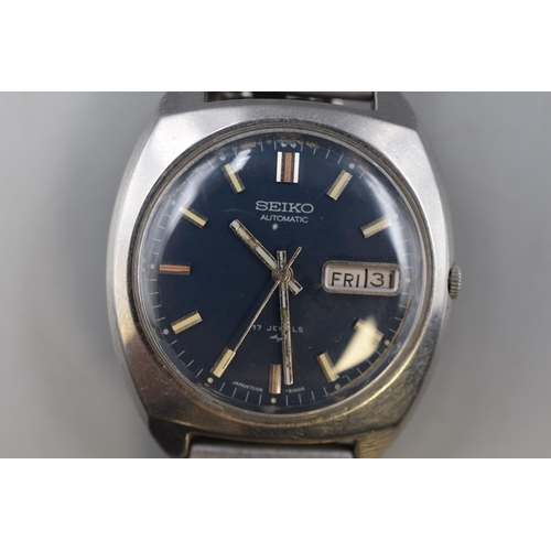 42 - Seiko 17 Jewels Automatic Day / Date Gents Watch (Working)