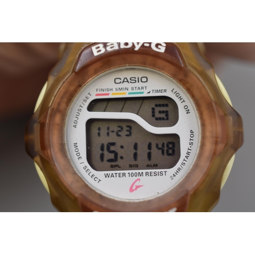 70 - Casio Baby G Digital Quartz Watch (Working)