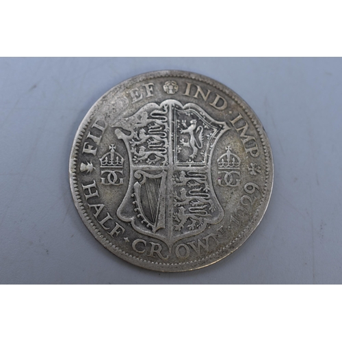 86 - George V 1929 Silver Half Crown (DT)