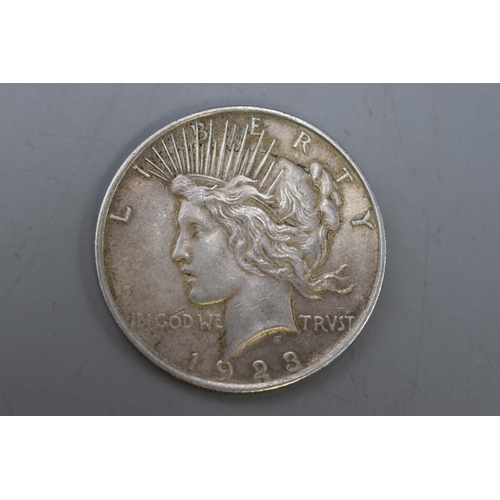 87 - USA 1923 Silver Liberty Dollar